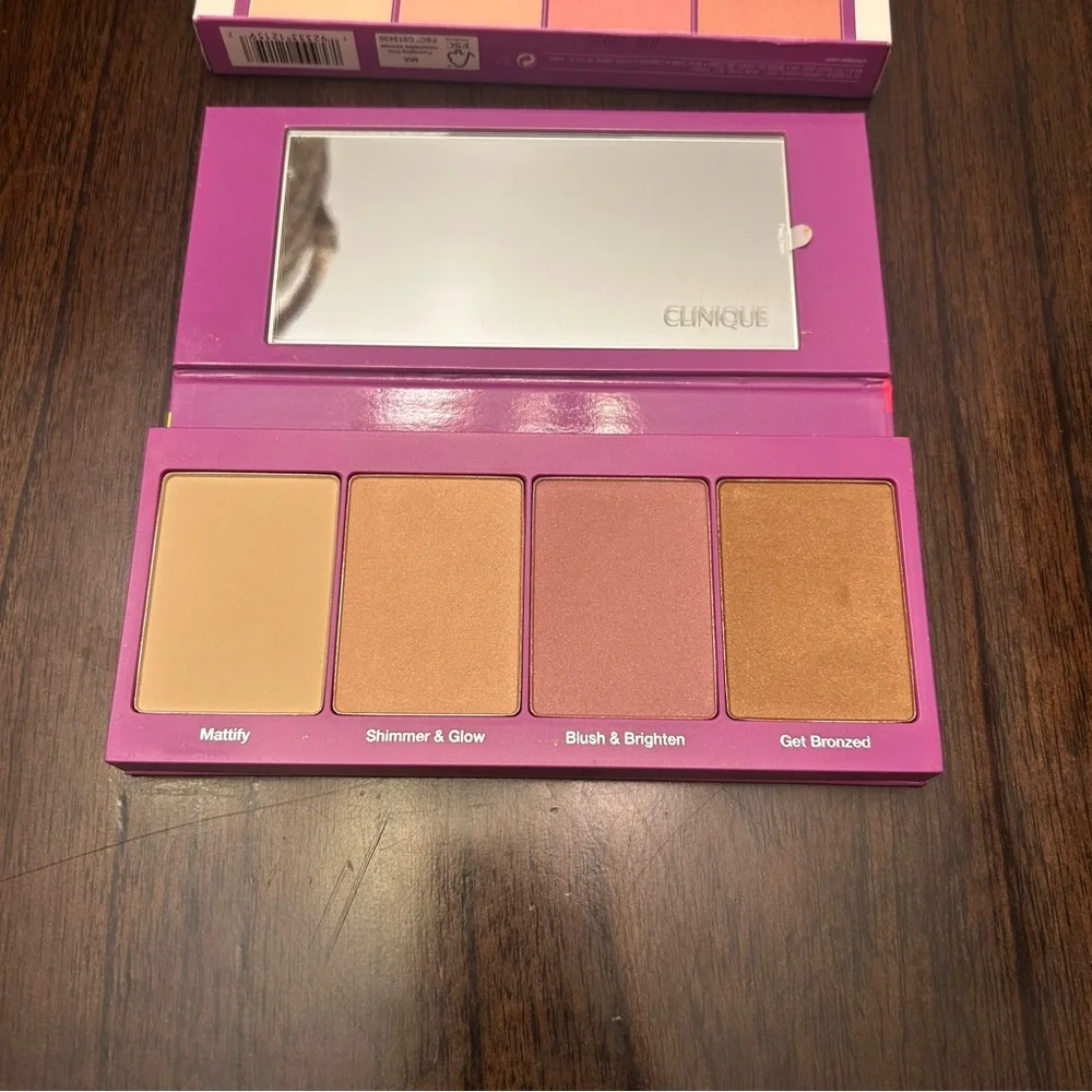 NEW Clinique “Glow all out” face pallet (medium to deeper skin tones)